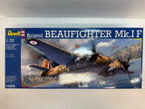 Revell Plastic aircraft kit Bristol Beaufighter Mk.1F 1:32 04889 Opened but complete