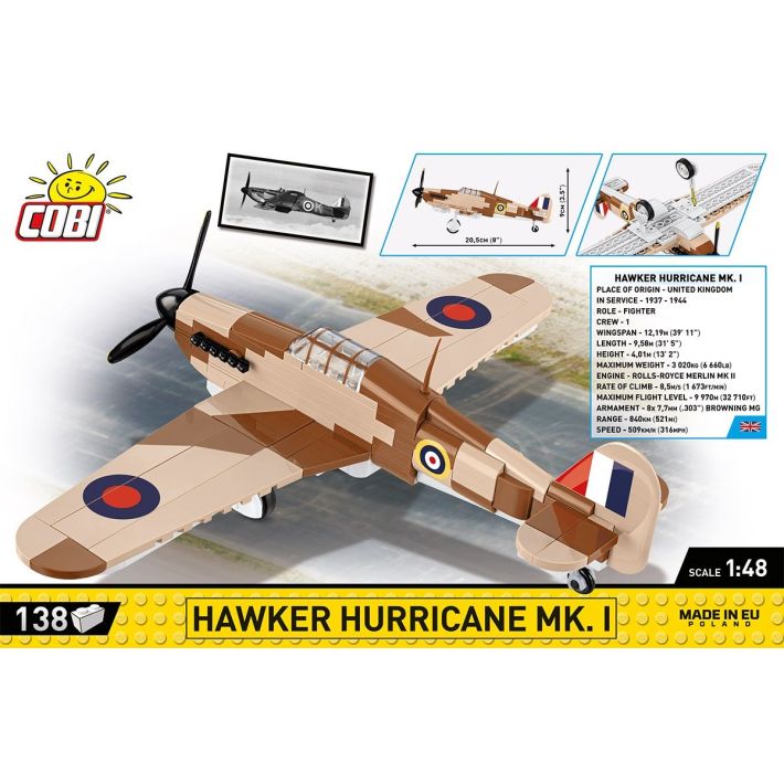 COBI Hawker Hurricane Mk.1 5866 (138 Blocks)