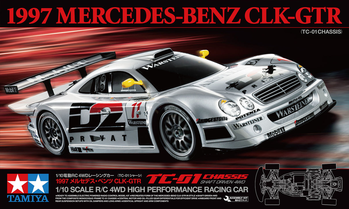 Tamiya 1/10 1997 CLK-GTR (TC-01) NO ESC 58731