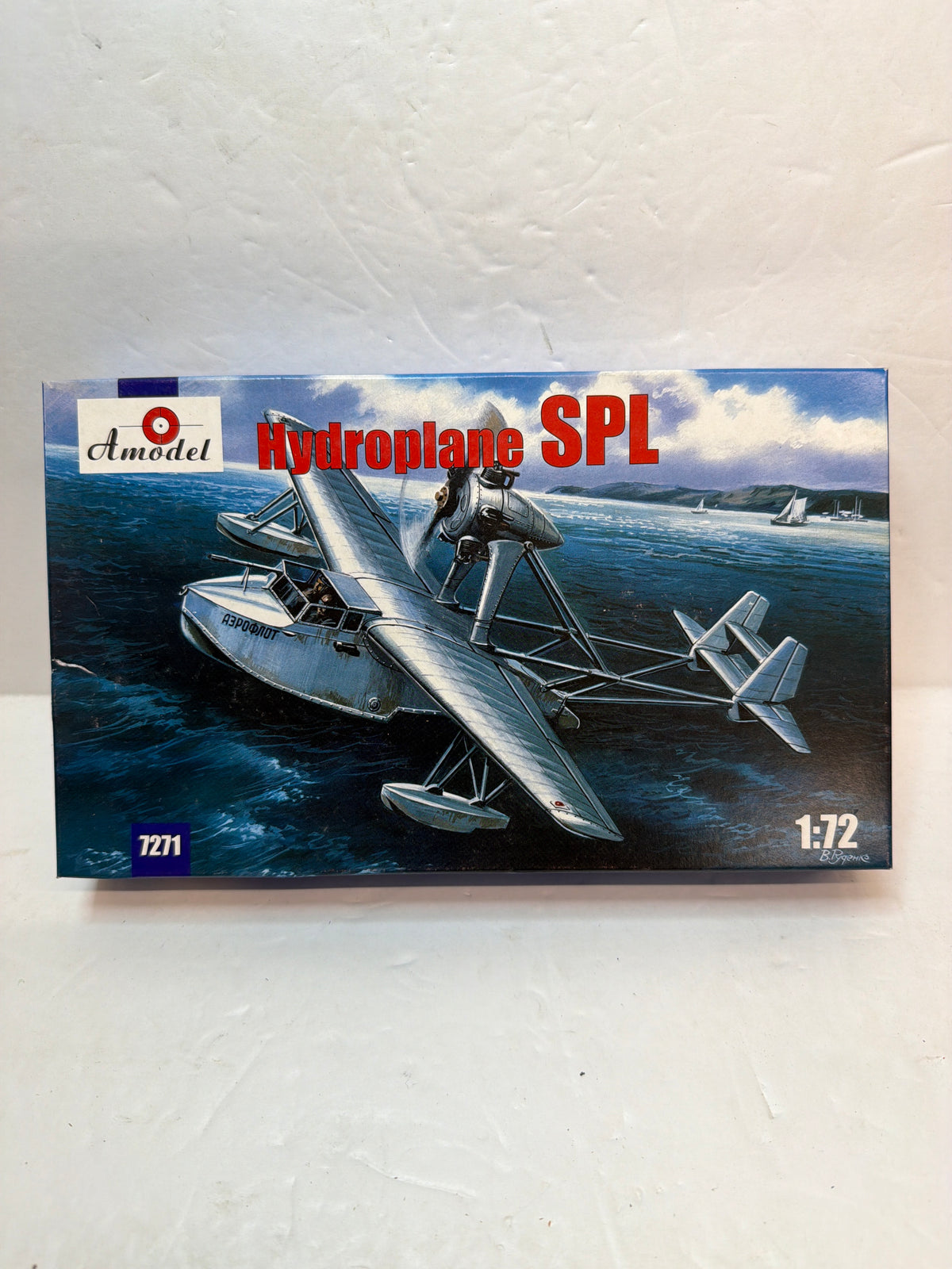 Chetverikov SPL / Hydroplane SPL — Amodel 1/72 Plastic Model Kit Vintage