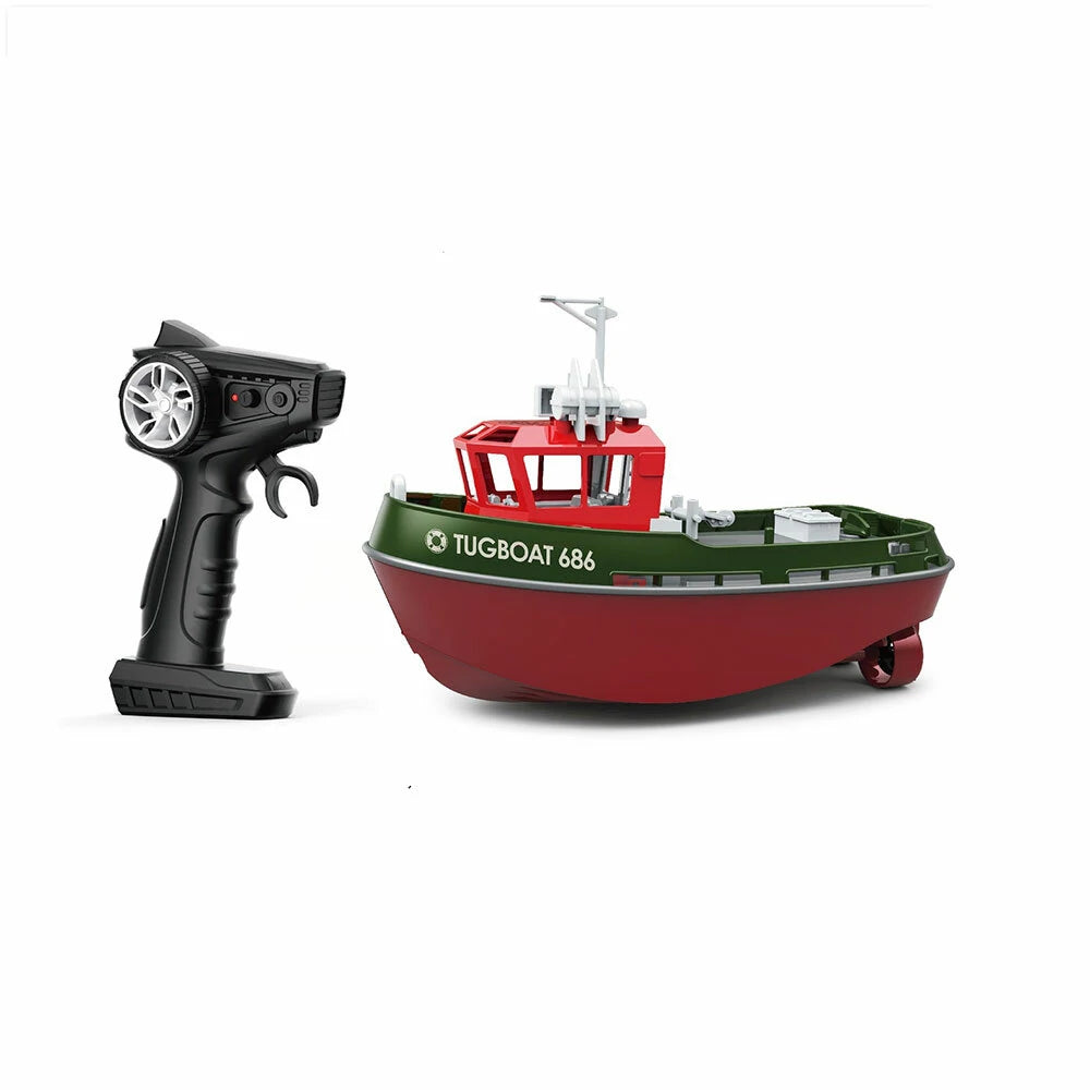 HENG LONG 1/72 RTR TUGBOAT 686 2.4GHZ 280MM LENGTH GREEN