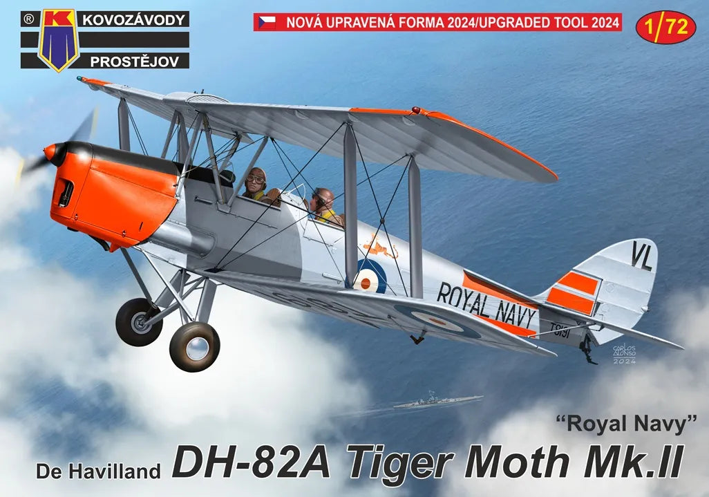 Kovozavody Prostejov 72443 1/72 De Havilland DH-82A Tiger Moth Mk.II Royal Navy