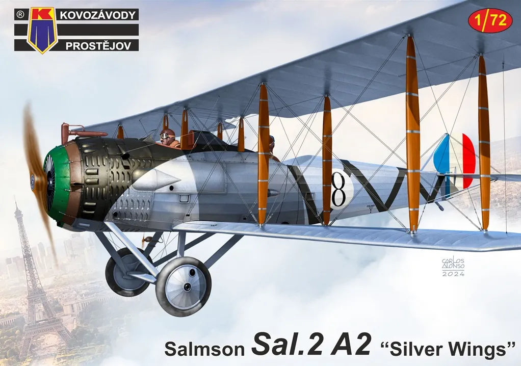 Kovozavody Prostejov 72328 1/72 Salmson Sal.2 A2 Silver Wings