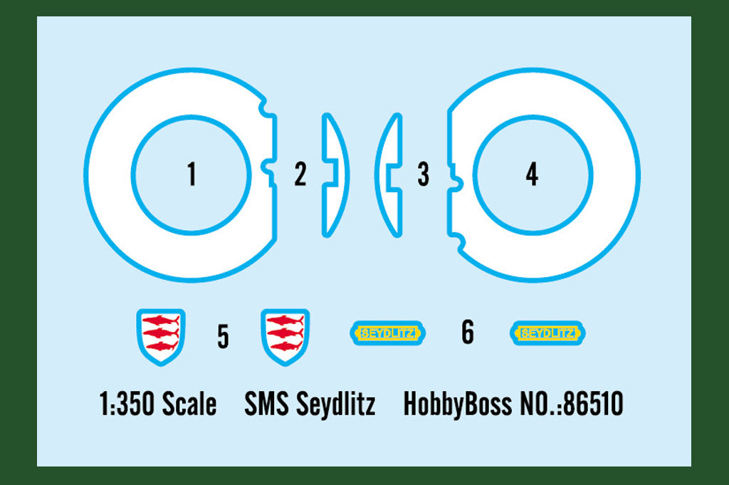 HobbyBoss 1/350 SMS Seydlitz 86510