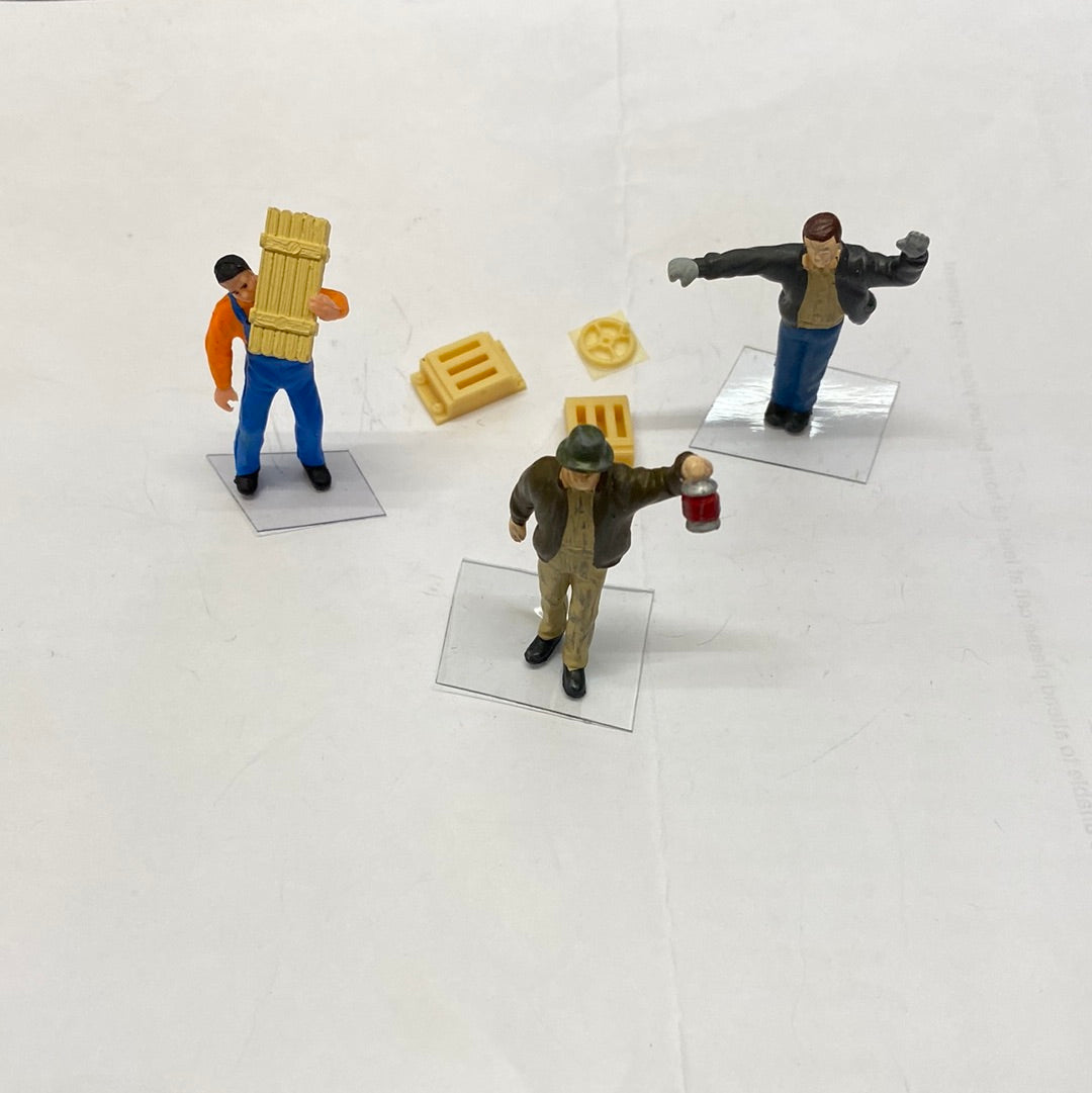 Scenic Accessories - Pack of 3 Assorted Workman Figures