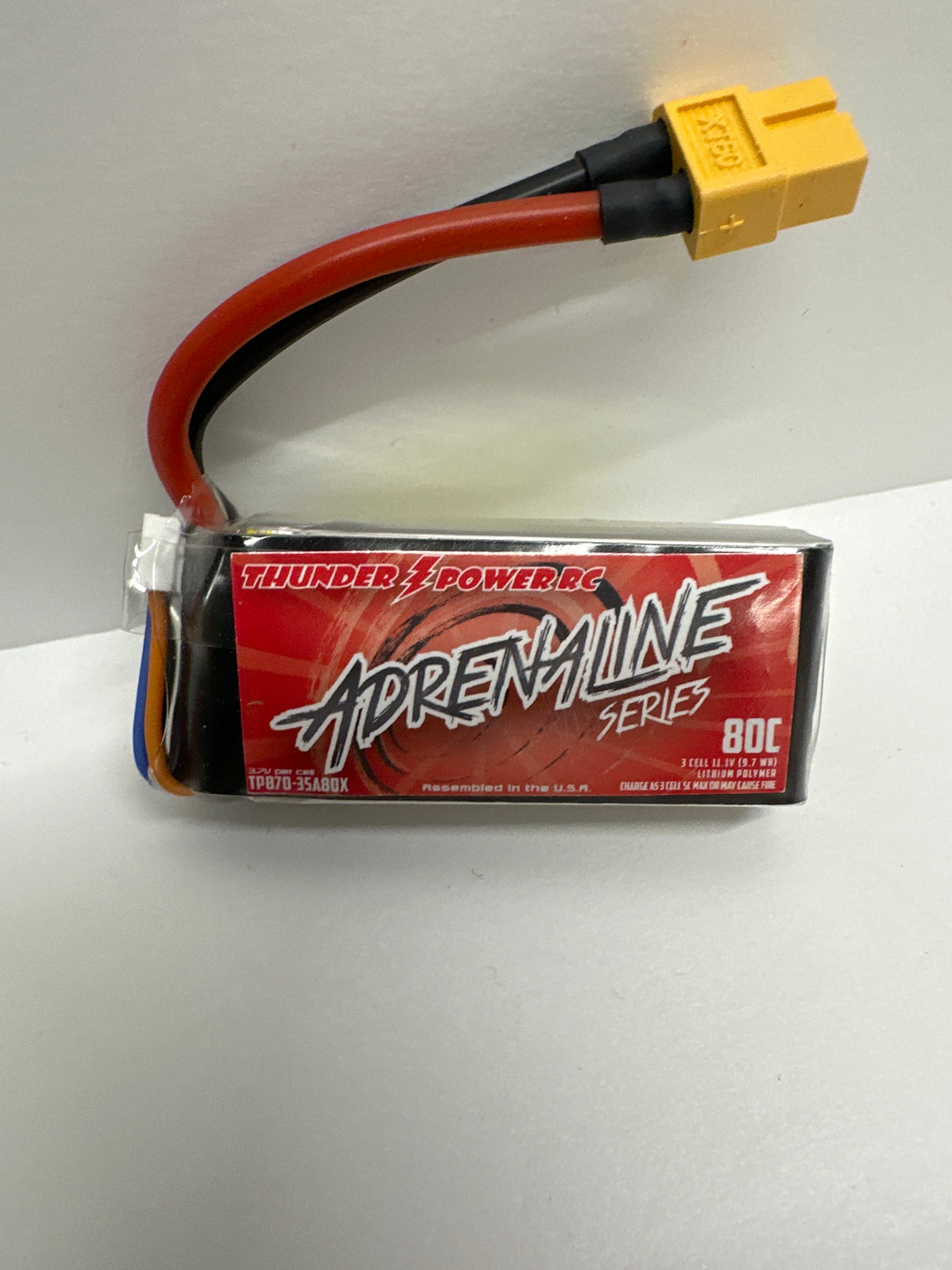Thunder Power Lipo 11.1V 3 cell 870mah 80C