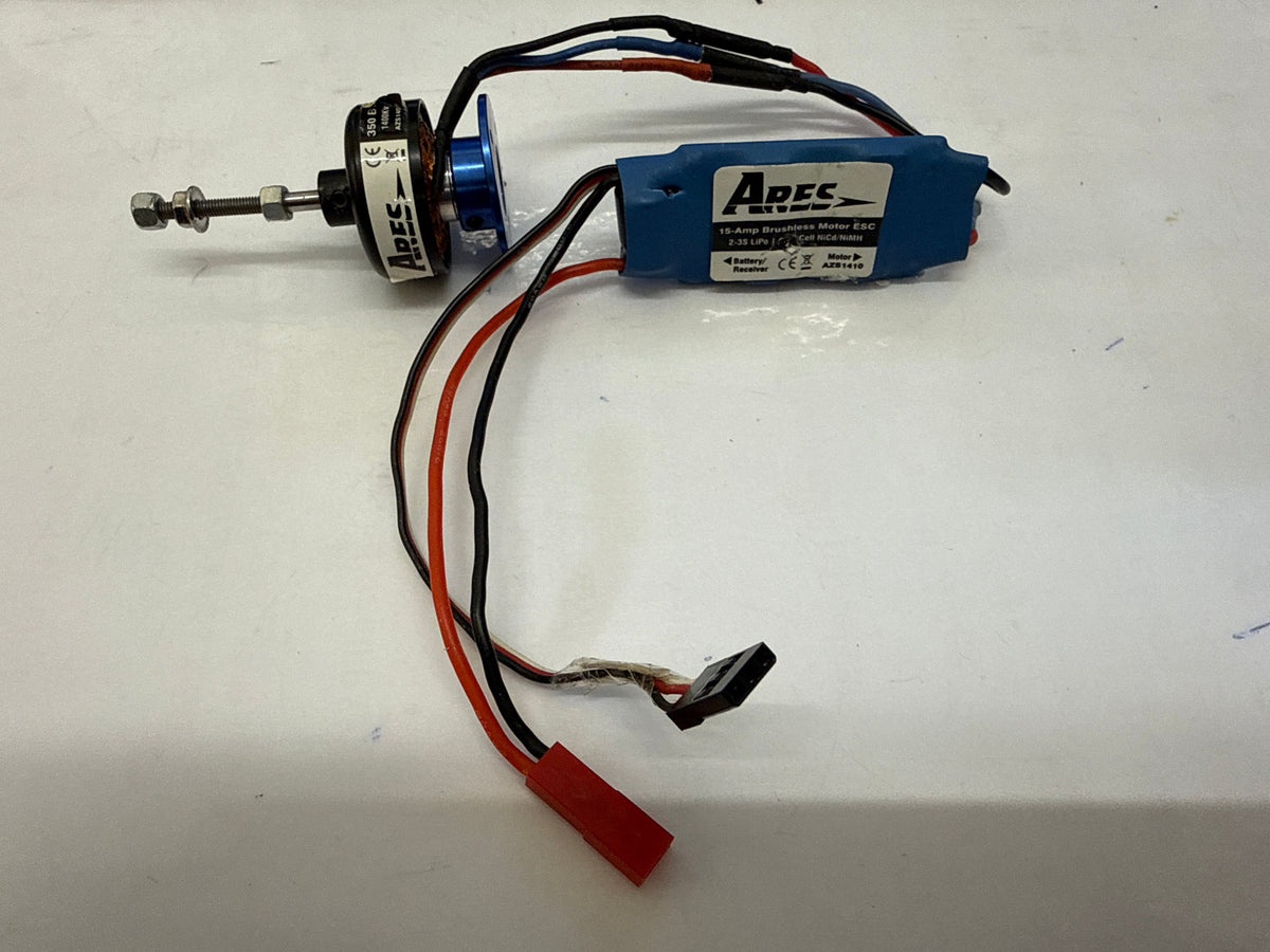 Second Hand Ares 350 1400kv Bell Motor with Ares 15amp ESC