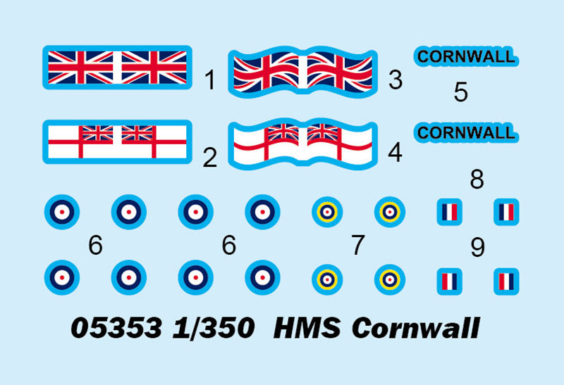 Trumpeter 1/350 HMS Cornwall 05353