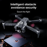 Dual Camera 8K Professional Brushless Motor GPS FPV Obstacle Avoidance Folding Quadcopter Drone Light Gray