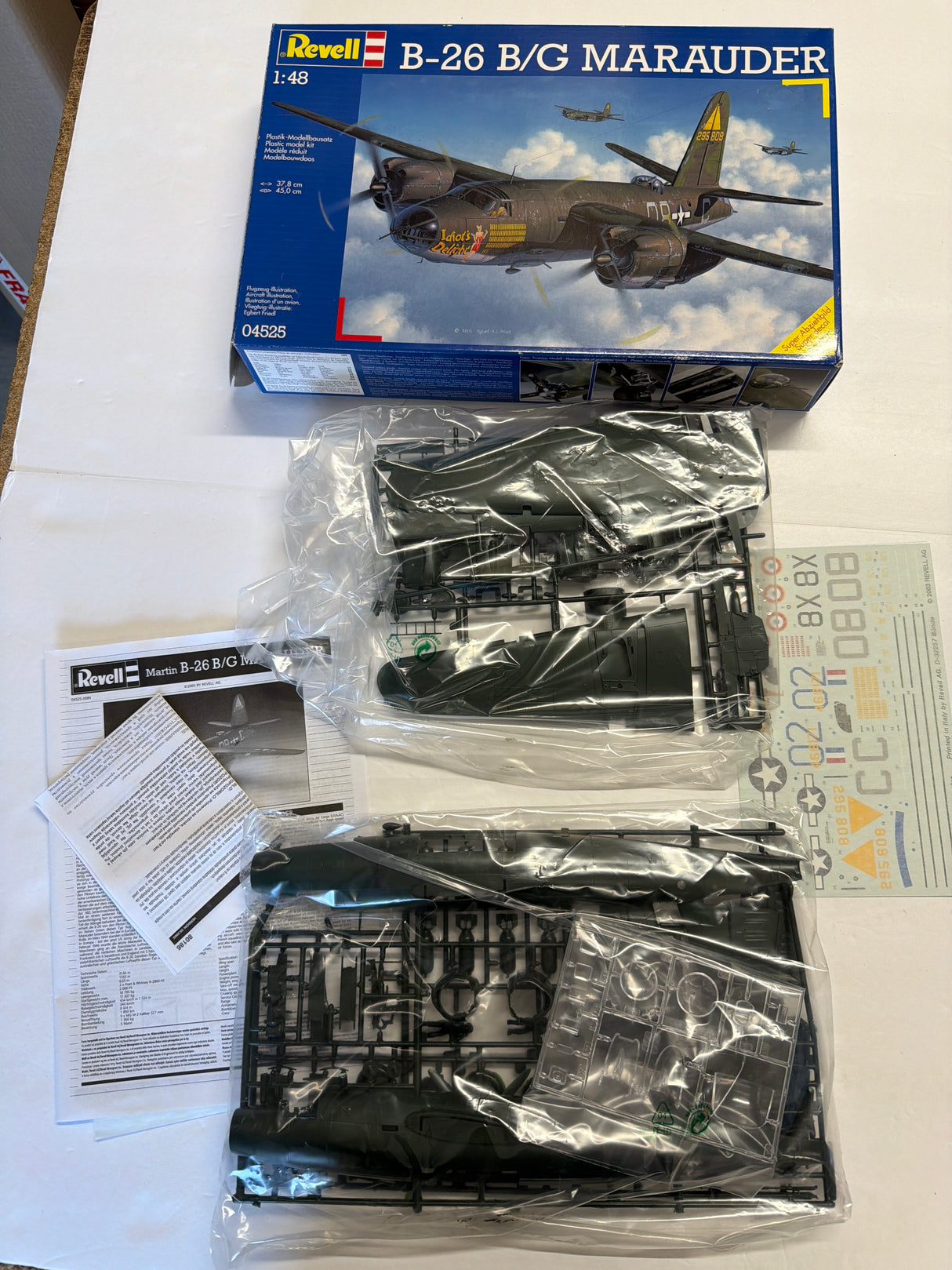 Revell 1/48 Martin B-26 B/G Marauder 04525