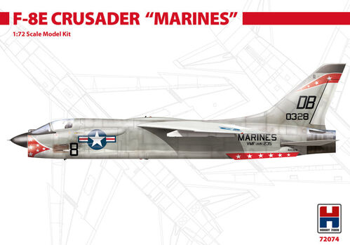 Hobby 2000 1/72 F-8E Crusader Marines Kit 72074