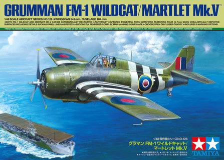 Tamiya 1/48 Grumman FM-1 Wildcat/Martlet Mk.V Kit 61126