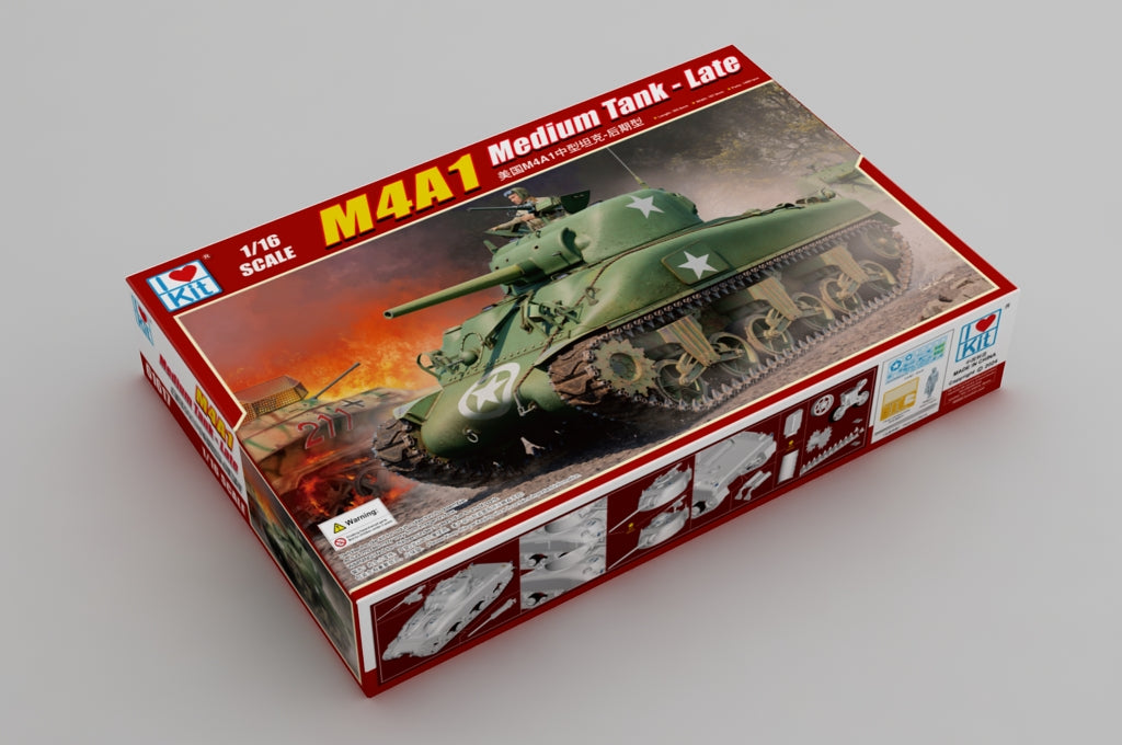 I Love Kits 1/16 M4A1 Medium Tank - Late Kit 61617