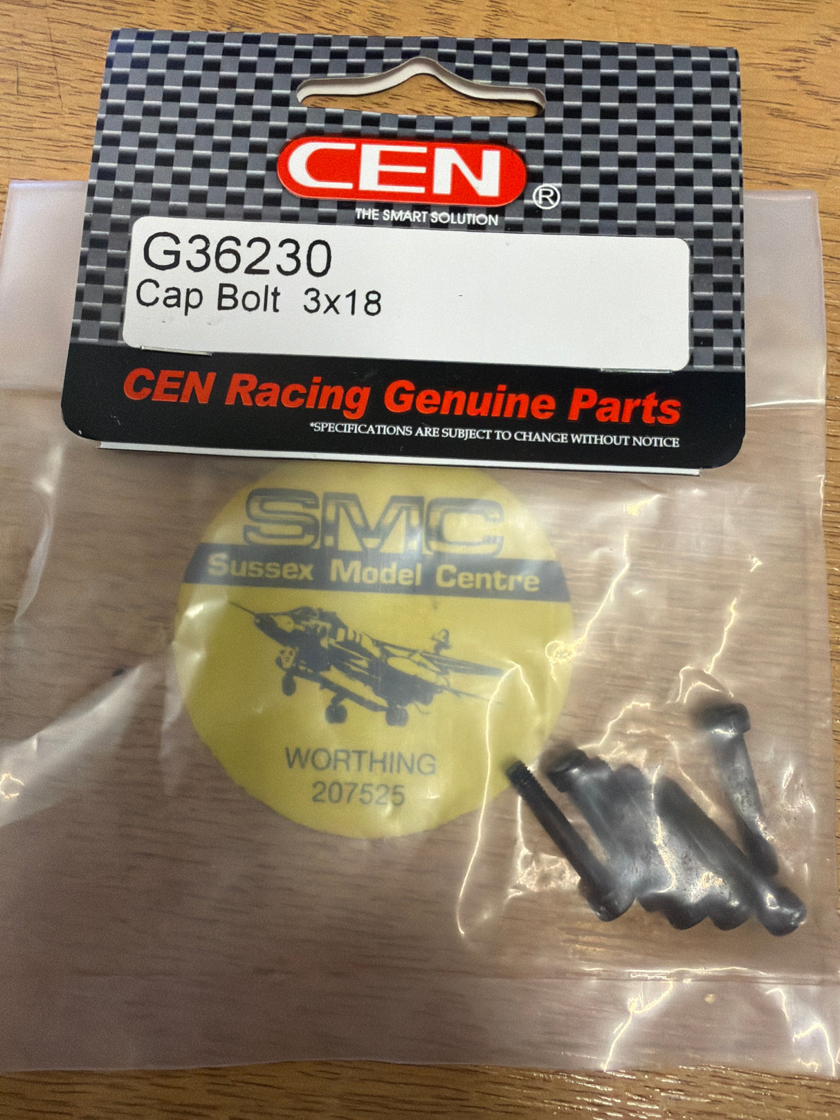 GENUINE CEN CAP BOLT 3NN X 18MM  G36230 NIP