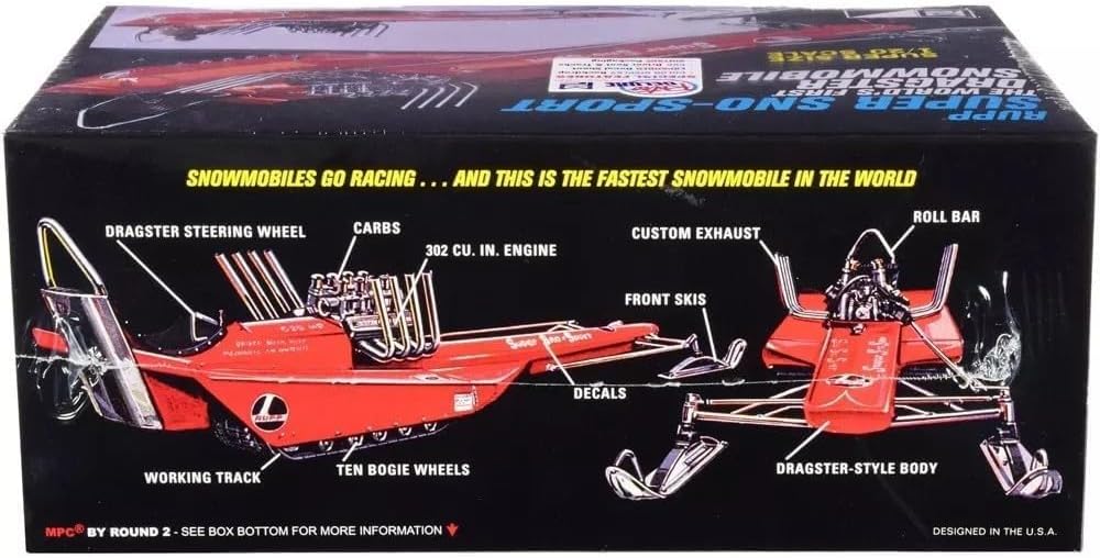 MPC 1/20 Rupp Super Sno-Sport Snow Dragster Kit MPC961