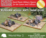 WW2 2G20001 1/72ND RUSSIAN 45MM ANTI TANK GUN