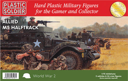 WW2V20013 1/72ND M5 HALFTRACK