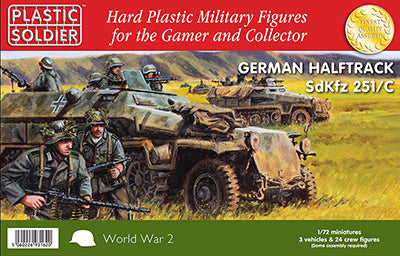 WW2V20003 1/72ND GERMAN HALFTRACK SDKFZ 251/C