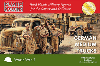 WW2V20020 1/72 GERMAN MEDIUM TRUCKS
