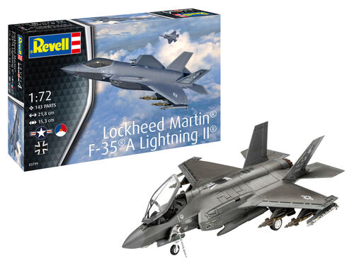 Revell 1/72 Lockheed Martin F-35 A Lightning II Kit 03799