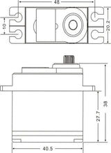 JX Servo PDI-HV6214MG 62g High Precision Metal Gear Digital Standard Servo