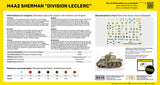 Heller 1/72 M4A2 Sherman - Division Leclerc Kit includes paint 56894