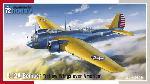 Special Hobby 1/72 B-12A Bomber Yellow Wings over America kit 72446