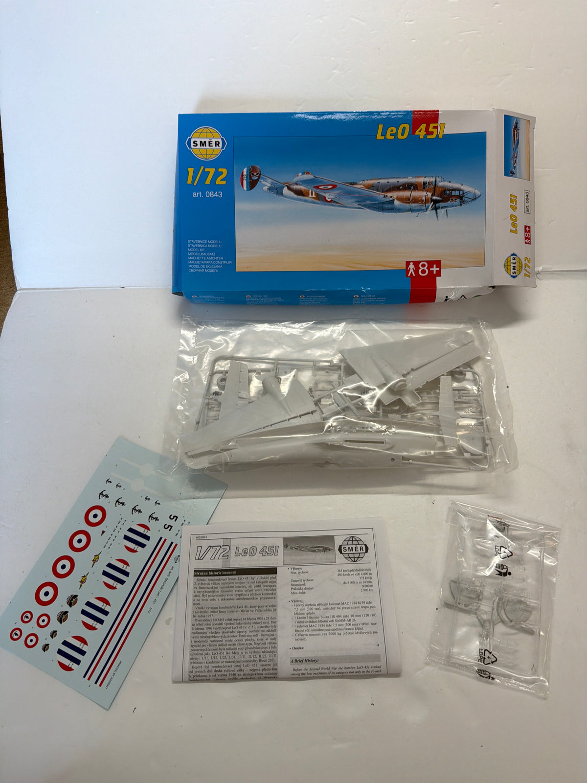 Smer Lioré-et-Olivier LeO 451 LeO 451 1:72 Plastic Model Kit