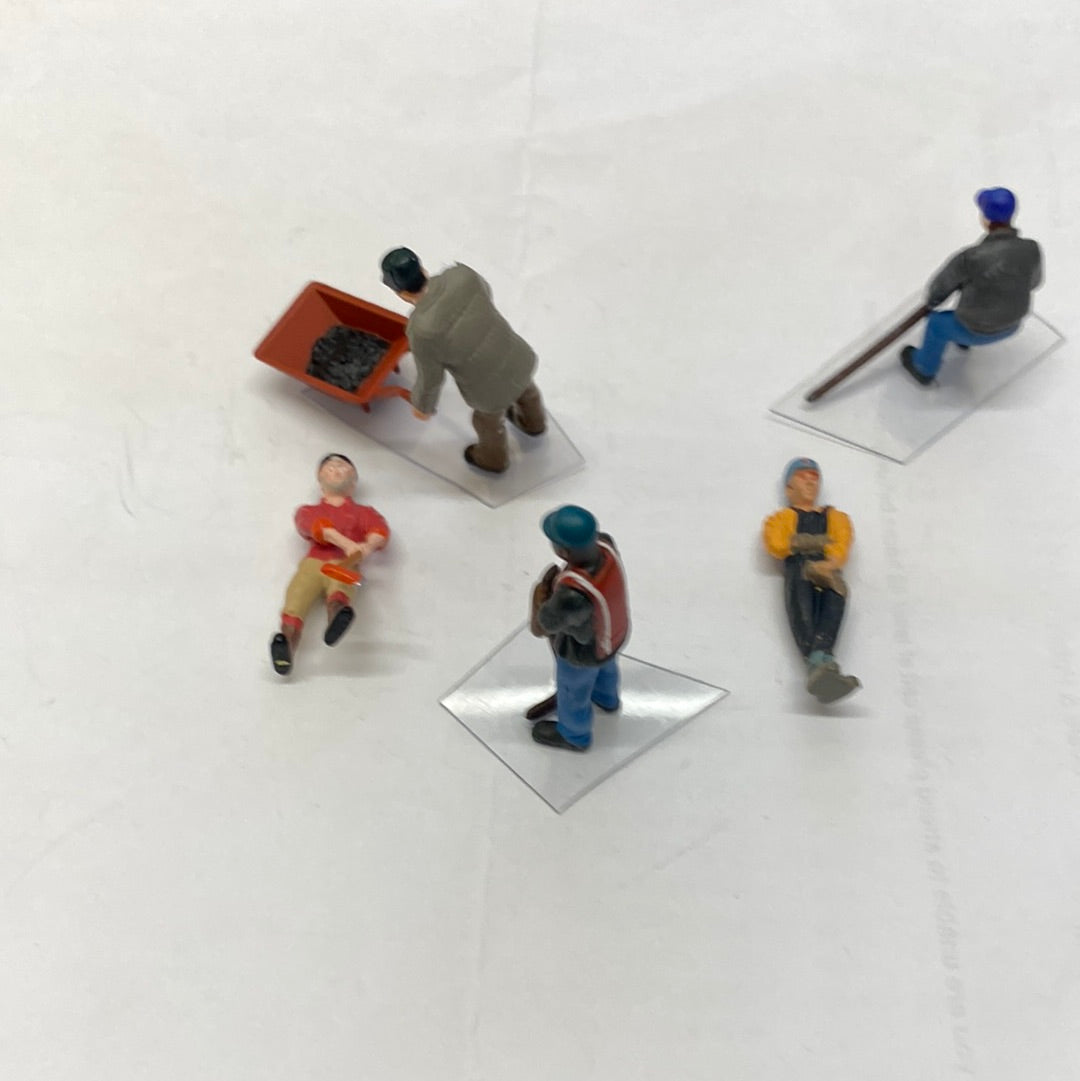 Scenic Accessories - Pack of 5 Assorted Workman Figures