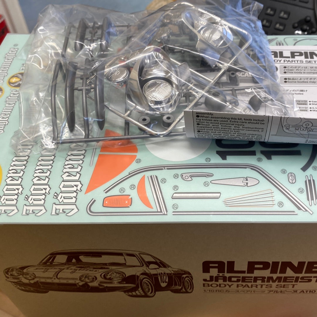 Tamiya Alpine A110 Jagermeister 1973 Body Shell