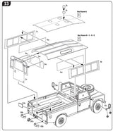 Italeri 1/35 Landrover Series 111 109 Guardia Civil Kit 6542