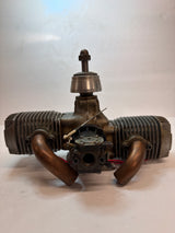 OPS 60 Twin Maxi RCA 60cc Opposed Twin 2-Stroke RC Aircraft Engine – Vintage Italian Engine
