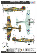 Hobby Boss 1/48 Hurricane Mk.II C/Trop Kit 81779