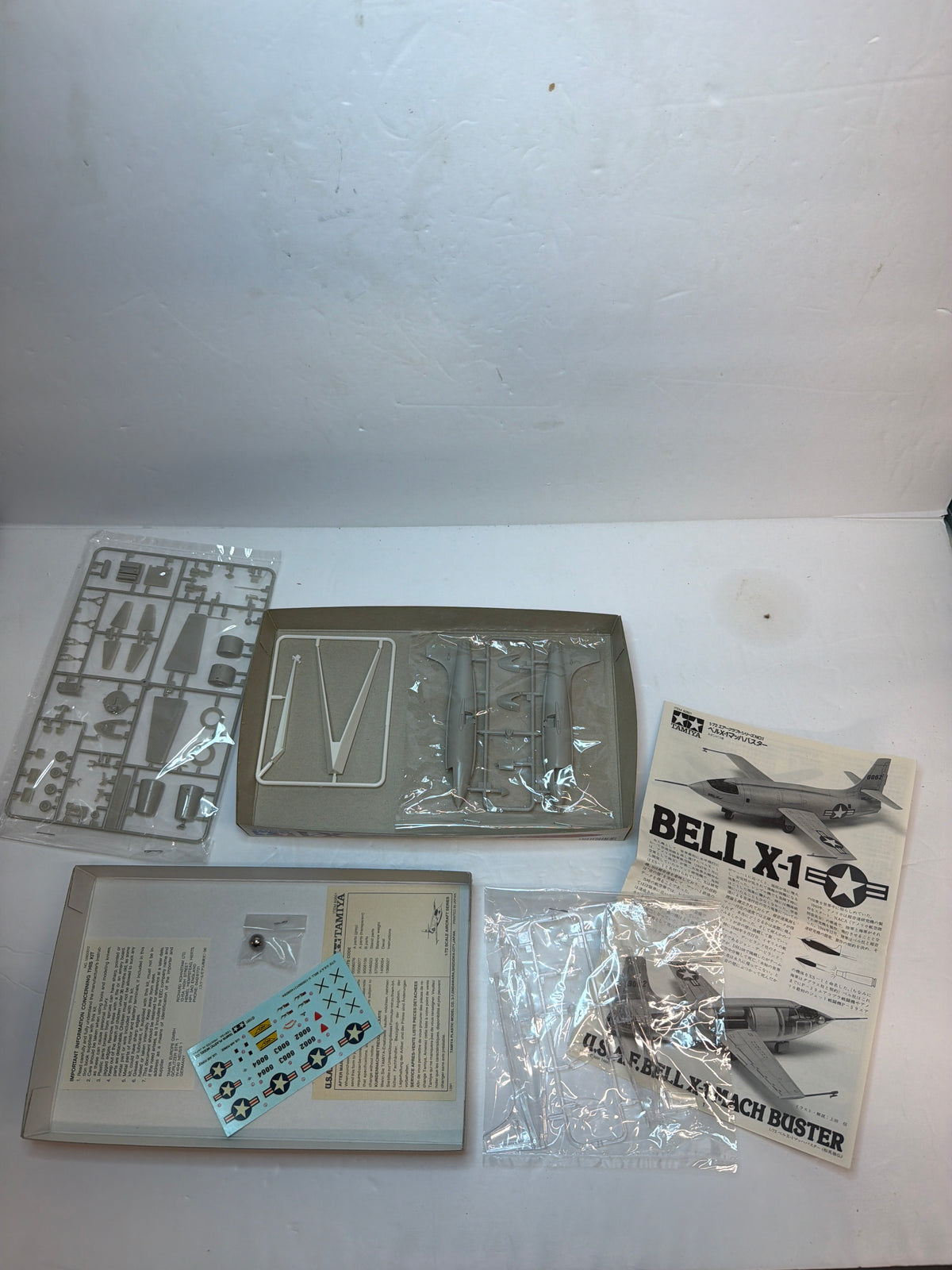 Tamiya U.S.A.F. Bell X-1 Mach Buster 1/72 Scale model Plastic kit