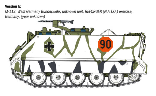ITALERI 1/35 M113 Armoured Personnel Carrier Kit 6753