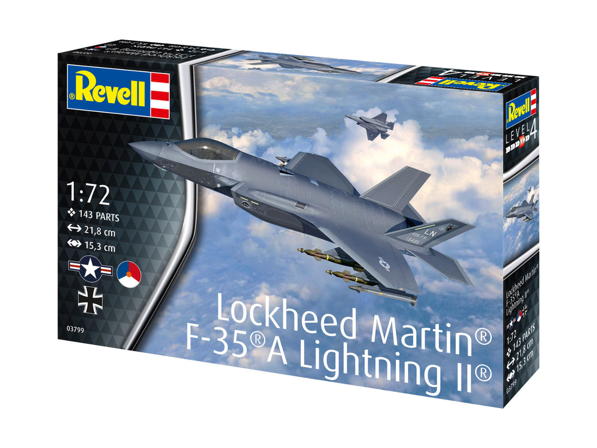 Revell 1/72 Lockheed Martin F-35 A Lightning II Kit 03799