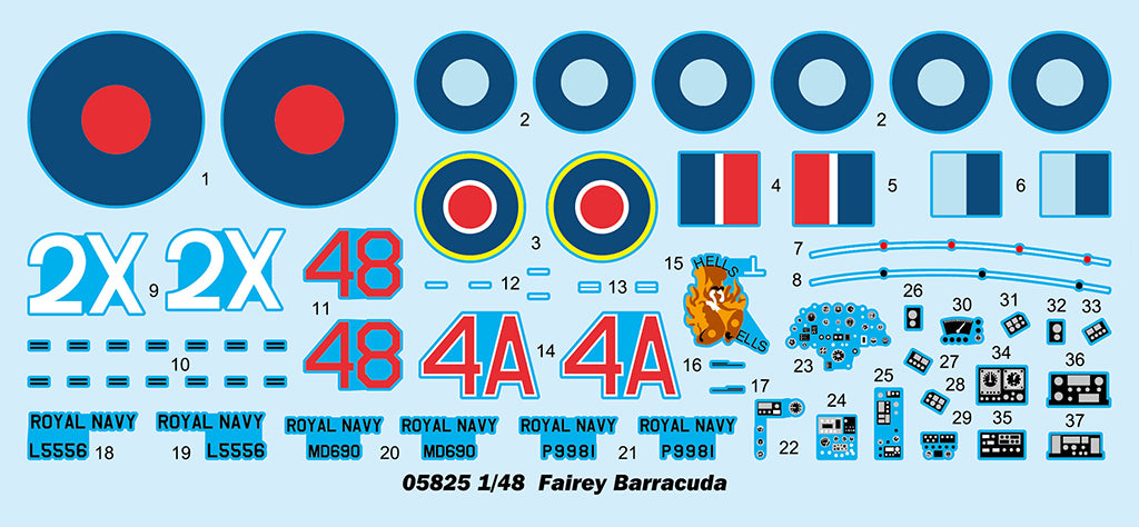 Trumpter 1/48 Fairey Barracuda Kit 05825