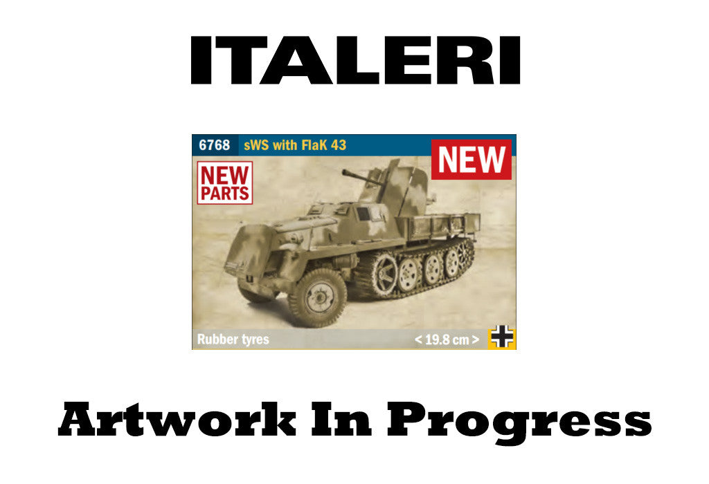 ITALERI 1/35 WS with FlaK 43 6768