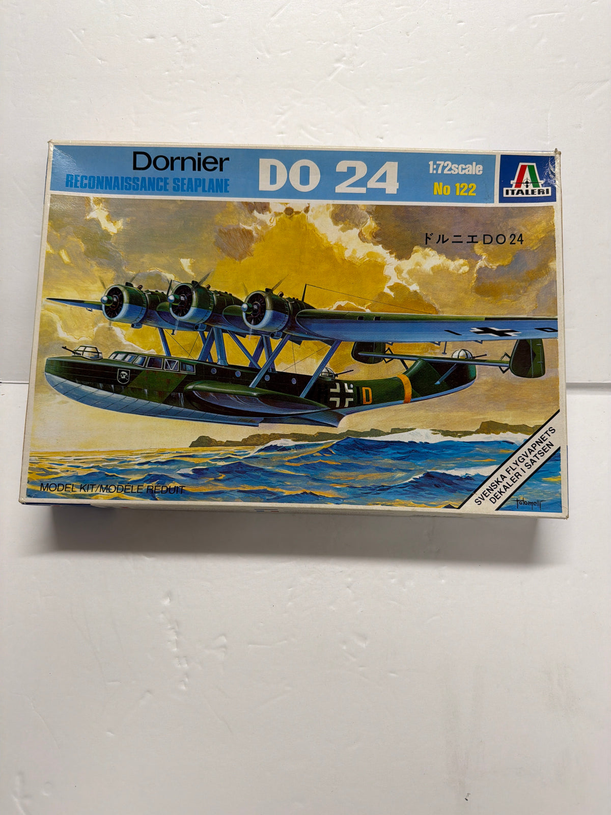 Italeri Dornier DO24T Reconnaissance Seaplane 1:72 Plastic Model Kit
