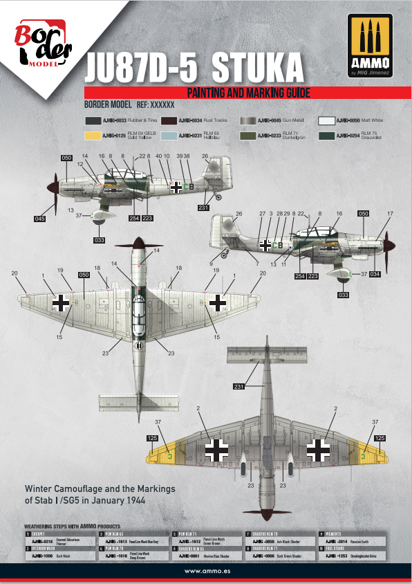Border 1/35 Junkers JU87 D5 Stuka Kit BF-012