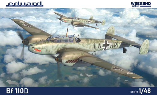 Eduard 1/48 Bf110D Kit 8409