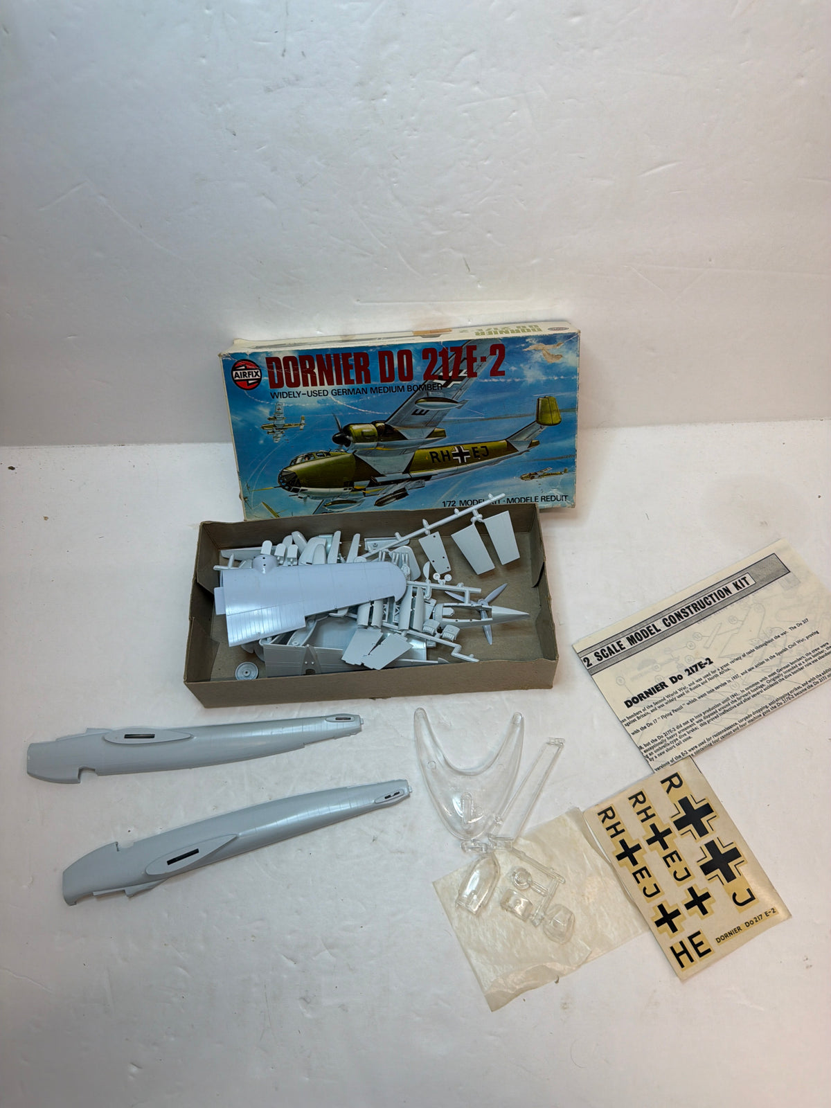 Airfix Dornier Do 217 E-2 1/72 383 / 03003 Plastic Model Kit Vintage