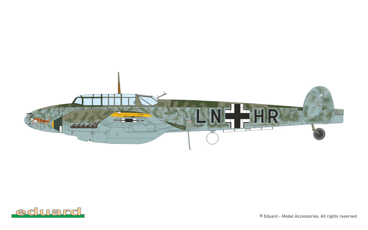 Eduard 1/48 Bf110D Kit 8409