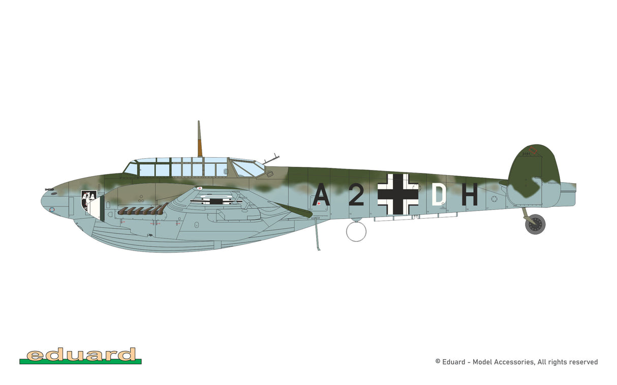 Eduard 1/48 Bf110D Kit 8409