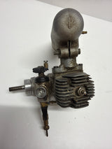 Second Hand Aircraft/ Heli Engine 2-stroke Super Tigre G34 H with Silencer (Box 62)