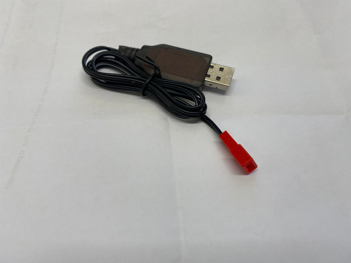 USB Charger with JST 2 Pin Connector Plug for 3.7V 1S Lipo Battery