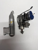 Second Hand Aircraft Engine 2-stroke Evolution 10 CC Petrol engine missing ignition unit (Box 62)