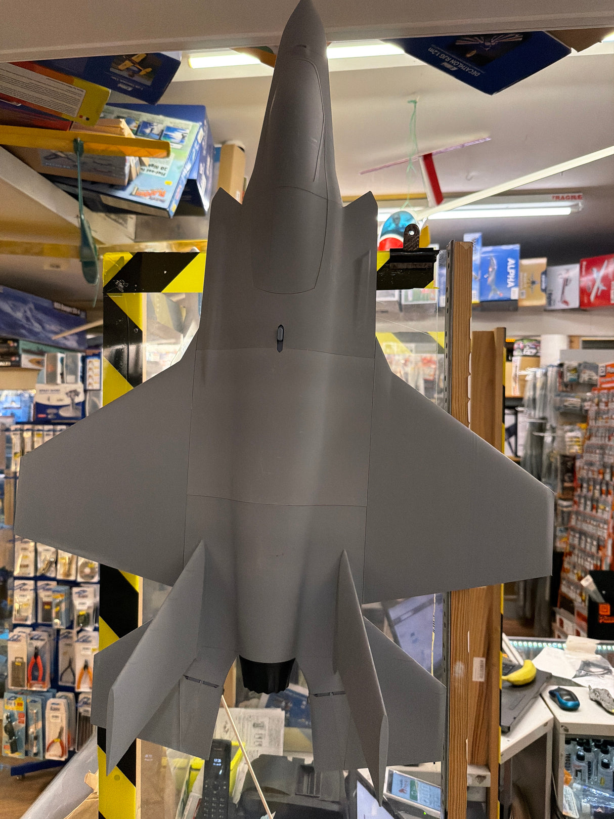 Knights 3D Printed F-35 With FMS FAN escs and servos 59.5cm span
