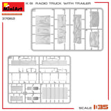 MiniArt 1/35 K-51 Radio Truck with Trailer Kit - 37062