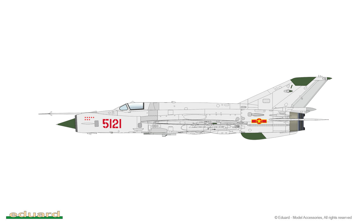 Eduard 1/72 MiG-21MF Fighter Bomber Profipack Edition 70142